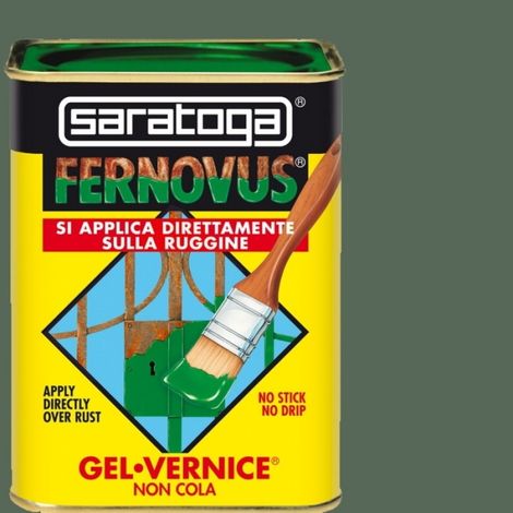 SARATOGA FERNOVUS MICACEO VERDE TIROLO MICACEO 750 ML: SMALTO GEL ANTIRUGGINE