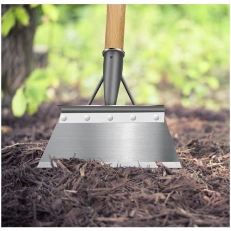 Stainless Steel Multifunction Hoe, Durable Gardening Tool for Weeding (20cm)