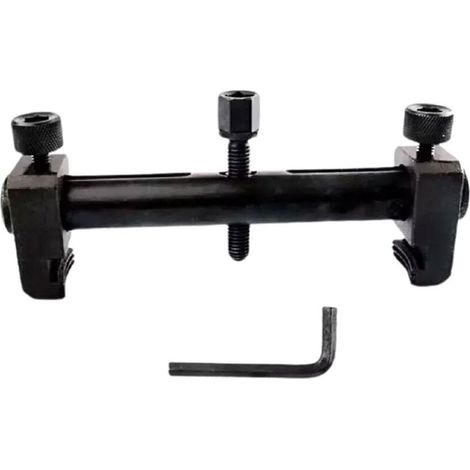 Extractor de polea de transmisión acanalada, brazos ajustables, herramienta de reparación de cigüeñal para automóvil W8n2 (1/4)