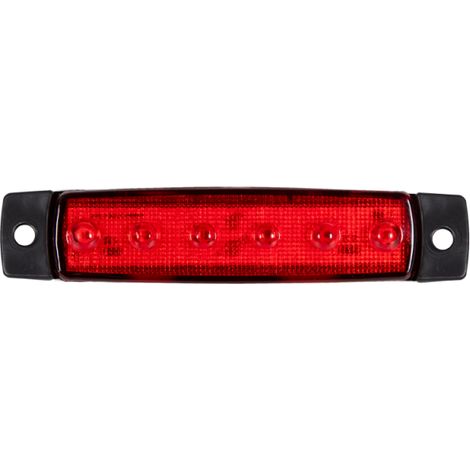 Feu de position à LED 6 FR0172K 12-24V 92mm Rouge