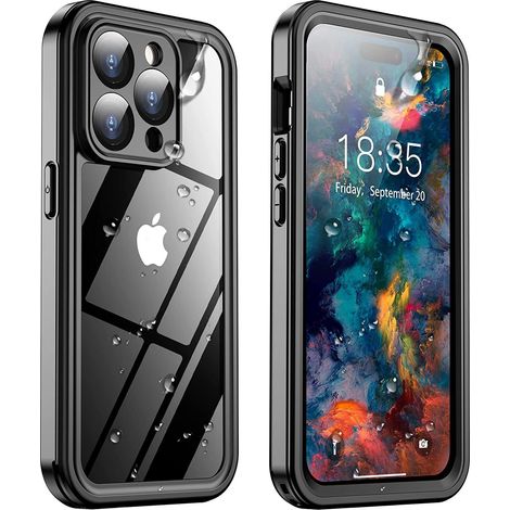 Handyhülle Smartphone-Hülle iPhone 14/ iPhone 14 Pro Hülle Case dünn Wasserdicht   Schutzhüllen für iphone 14/14 pro Stoßfest Case 360 Grad Schutzhülle (1/5)