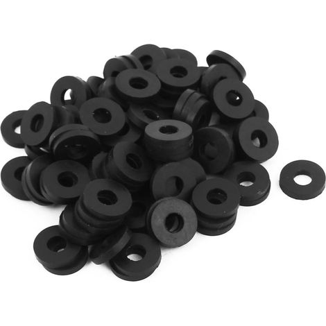 100pcs Rondelle Plate Joint Torique 12mm OD pour Tuyau Robinet (1/2)