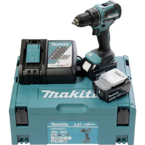 Trapano avvitatore Makita DDF490RFJ nero 18 29 5 cm