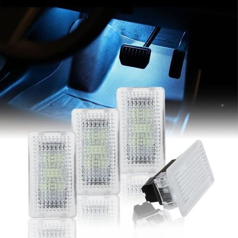 Ampoule à LED Intérieure Pour le Model Tesla 3/Y/S/X Lampe d'éclairage de Remplacement Surdimensionnée pour le Compartiment à Bagages Frunk (4 PCS) (Bleu) (1/5)