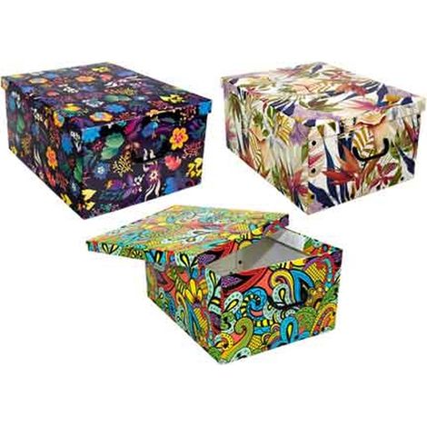 CONTENITORE MULTIUSO 'BIG BOX FANTASY' 50x39x24,5h cm