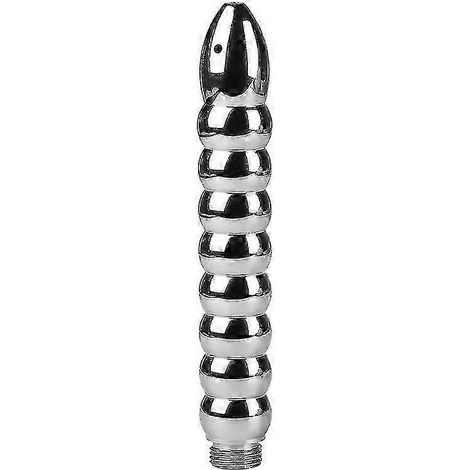 Accessoire de douche à lavement à 5 orifices - Nettoyage du pommeau de douche en aluminium avec sac de transport (1/3)