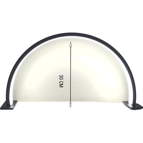 Nagelarbeitslampe, dimmbar, USB-betrieben, schwarz Groß 55cm (1/2)