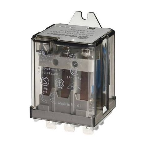 Relais Finder 24V DC 16A 250V AC fiable compact (1/2)