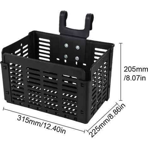 Panier de vélo pliable, pochette de transport de vélo, conteneur de bagages, étui de transport de vélo, accessoires, sacoche de guidon (1/5)