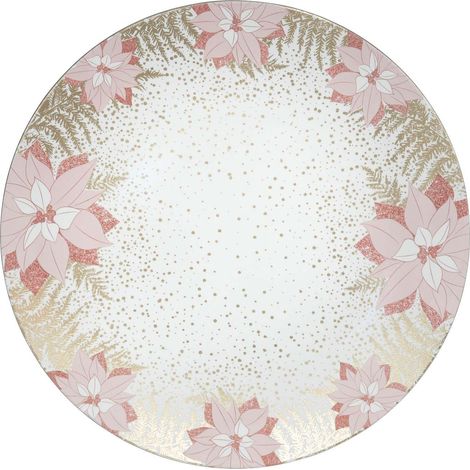 Lot de 12 dessous d'assiette fleur (1/2)
