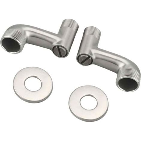 Adjustable angled shower hose connector – Curved fittings – Curved foot bracket – Fitting adapter (1/3)