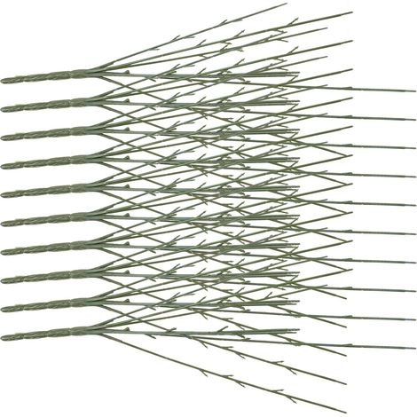 10pièces Lot de Tiges Artificielles Multifonctions pour Fleurs Support Fil Floral pour Décoration Bouquets de Mariage Bricolage et Arrangements Floraux (1/5)