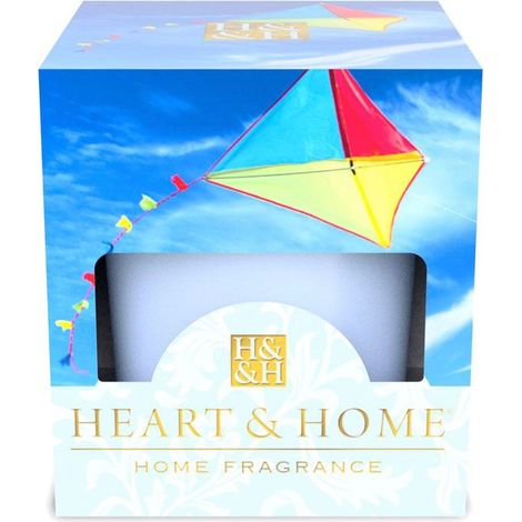 Petite bougie heart and home gardénia, iris et camomille