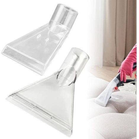 Water Vacuum Cleaner Nozzle, 2 Pieces Different Sizes Water Vacuum Cleaner Nozzle Shampoo Nozzle for Vacuum Cleaner Suction Cup Vacuum Cleaner Brush Nozzles Car Seat Swivel Head Vacuum Cleaner (1/4)