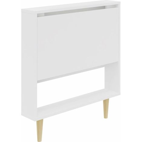 FLEXO weißer Klappwandschreibtisch mit Regalschrank und Hängeregal