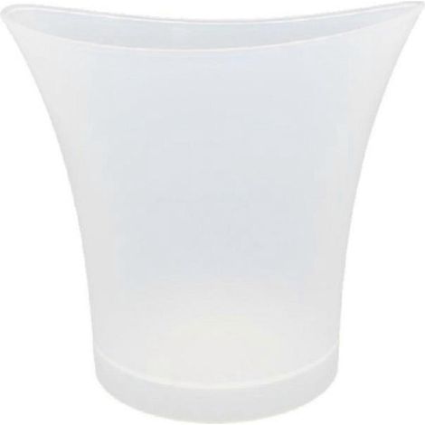 Seau à glace LED transparent de 5 litres, couleurs changeantes, pour champagne (1/5)