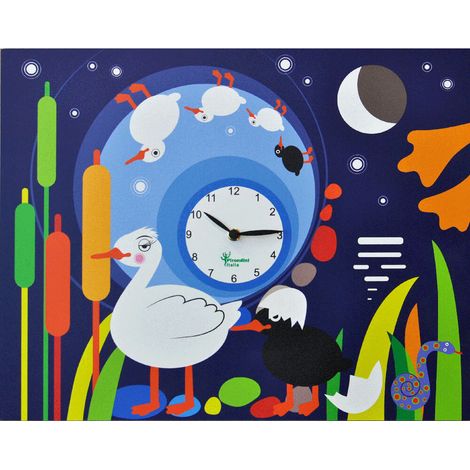 Orologio da Parete Rettangolare 44X35Cm Pirondini Italia Il Brutto Anatroccolo
