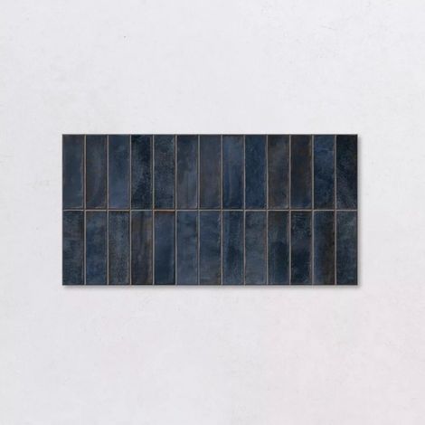 Carrelage Effet Zellige EASY 32x62.5 cm Limit Blue Mykonos Mat (1/2)