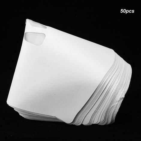 Lot de 50 feuilles de papier filtre à peinture, maille filtrante fine, maille en nylon pour machines à meubles, fournitures industrielles (1/5)