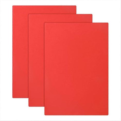 Lot de 3 feuilles de tampons en caoutchouc pour machine de gravure laser, format A4, 2,3 mm, rouge. (1/5)