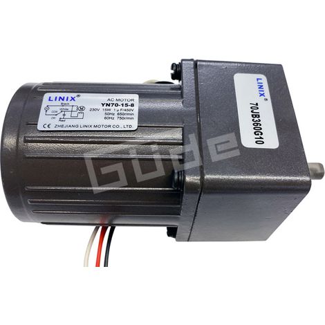 Linix Motor YN70 mit Getriebe und Kondensator