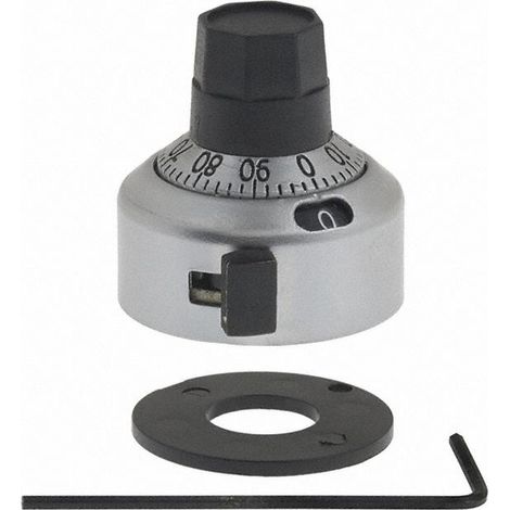 Präzisionsknopf mit Zählwerk für 6,35-mm-Spindel BOURNS