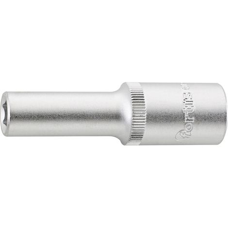 Steckschl.-Einsatz 1/2" 10mm 6kt. lang FORTIS (1/4)