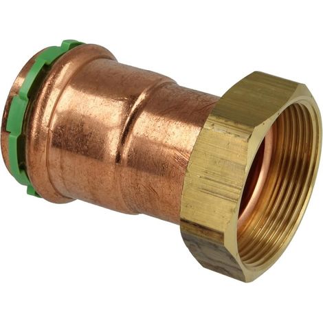 Raccord à sertir cuivre demi-raccord 15 mm x 3/4'' FF contour V