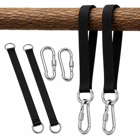 2 x 50 cm Hammock Strap, Outdoor Swing Rope, Hammock Rope Can Support Heavy Duty Attachment for Hanging Chair, Air Yoga, Garden, Tree, Beam or Terrace (1/5)
