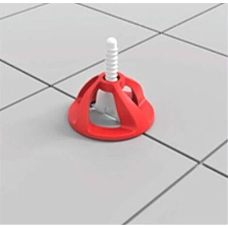 Separadores de baldosas autonivelantes de 2 mm – 100 clips + 100 diales reutilizables – Sistema de nivelación atornillable – Fácil instalación en paredes y suelos (1/4)