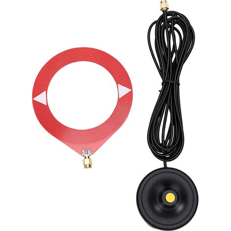 Antenne circulaire mini boucle pour réception large bande 10 kHz-180 MHz avec câble d'extension à embase SMA (1/5)