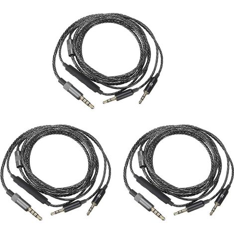 3 Ersatzmikrofonkabel, kompatibel mit den Headsets Sol Republic Master Tracks HD V8, V10, V12 und X3 (1/5)