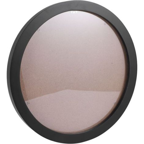 Cadre Photo Bois Rond 10 Pouces Support Mural Créatif Cadeau Déco DIY Noir