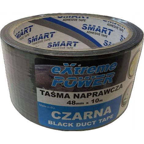 DAKT Smart 10m SCHWARZES VERSTÄRKTES GEHÄUSEKLEBEBAND schwarz