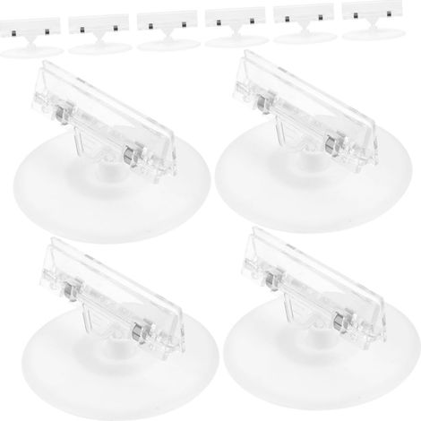 Porte-étiquettes Healvian, lot de 20, pinces présentation en (1/5)