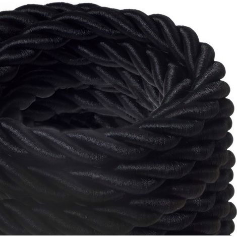 Creative-Cables Cordon 2XL Ø24 mm 3x0,75 mm² (20 m, Noir) (1/3)