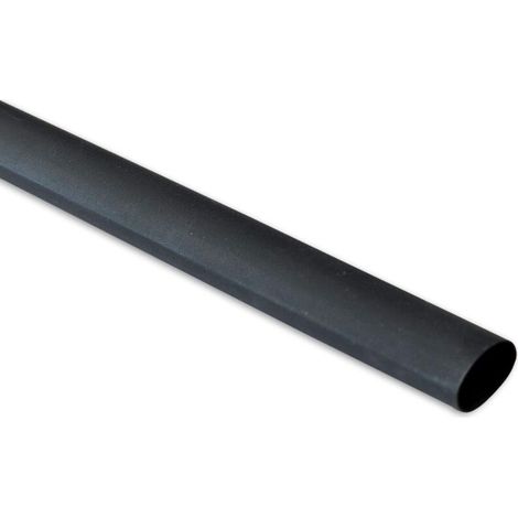 Tubo termorretráctil de 12,7 mm, color negro, contracción 2:1, longitud 1,20 m. (1/2)