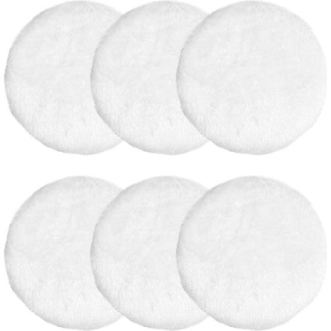 6 Stück Lammwolle-Polierscheiben, 125 mm Auto-Polierpads, Woll-Polierpads, Polierscheiben für Autopolierer
