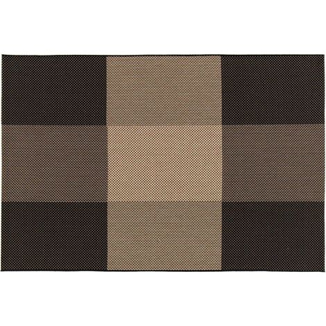 VIVARAISE - Tapis extérieur Vivaraise Carry - Polypropylène 100% - Tonnerre - 160 x 230 cm (1/4)
