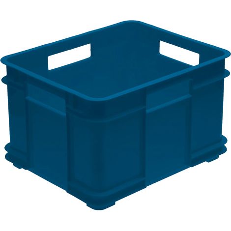Caja de almacenaje Eurobox XL, Plástico ECO (PP), 43 x 35 x 24 cm, 28 l, Azul