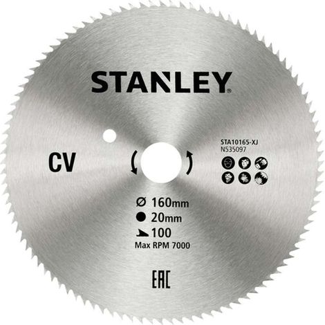 Lame De Scie Circulaire Stanley 160 mm