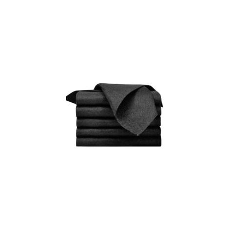10 Chiffons de Nettoyage en Microfibre (30x40cm), Chiffon de Nettoyage Magique épaissi Réutilisable pour Fenêtres, Verre, Voiture et Fenêtres, sans Traces -Noir (1/5)