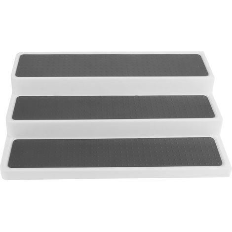 Étagère à épices à 3 niveaux extensible, organisateur de cuisine pour placard ou plan de travail (1/5)