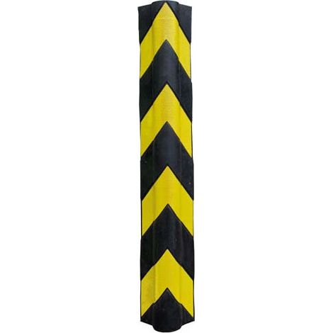 Protector de goma con perfil de aluminio RQP114NJ 1.140 x 50 x 50 mm