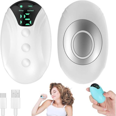 Neurocontrol-Gerät zur Linderung von Angstzuständen, natürliches Schlafmittel (Weiß)