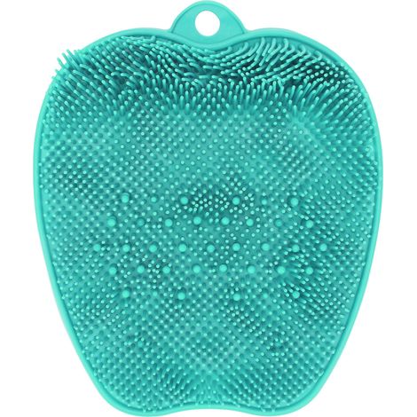 Pédiluve antidérapant à ventouse pour douche, vert - Massage relaxant des pieds, soulage la fatigue, idéal pour femmes enceintes et personnes âgées, nettoyage facile. (1/5)