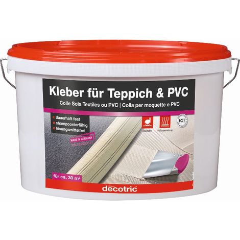 Decotric Kleber für Teppich und PVC 10 kg Teppich- & PVC-Kleber