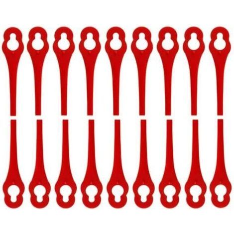 pair Lot de 100 Lames de Rechange pour Florabest Coupe Bordure LIDL FRTA 20 A1,FAT 18B2, FAT 18B3