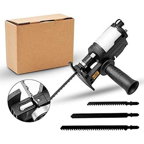 Kaelt  -  Scie électrique modifiée par perceuse électrique, scie Alternative, Outil de Coupe Portable à Usage Domestique - Accessoire de Coupe en Bois et en métal (1/5)