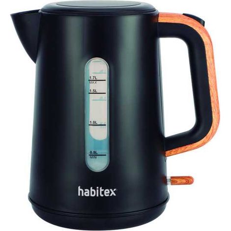 Hervidor de Agua 1,7 L Negro HABITEX